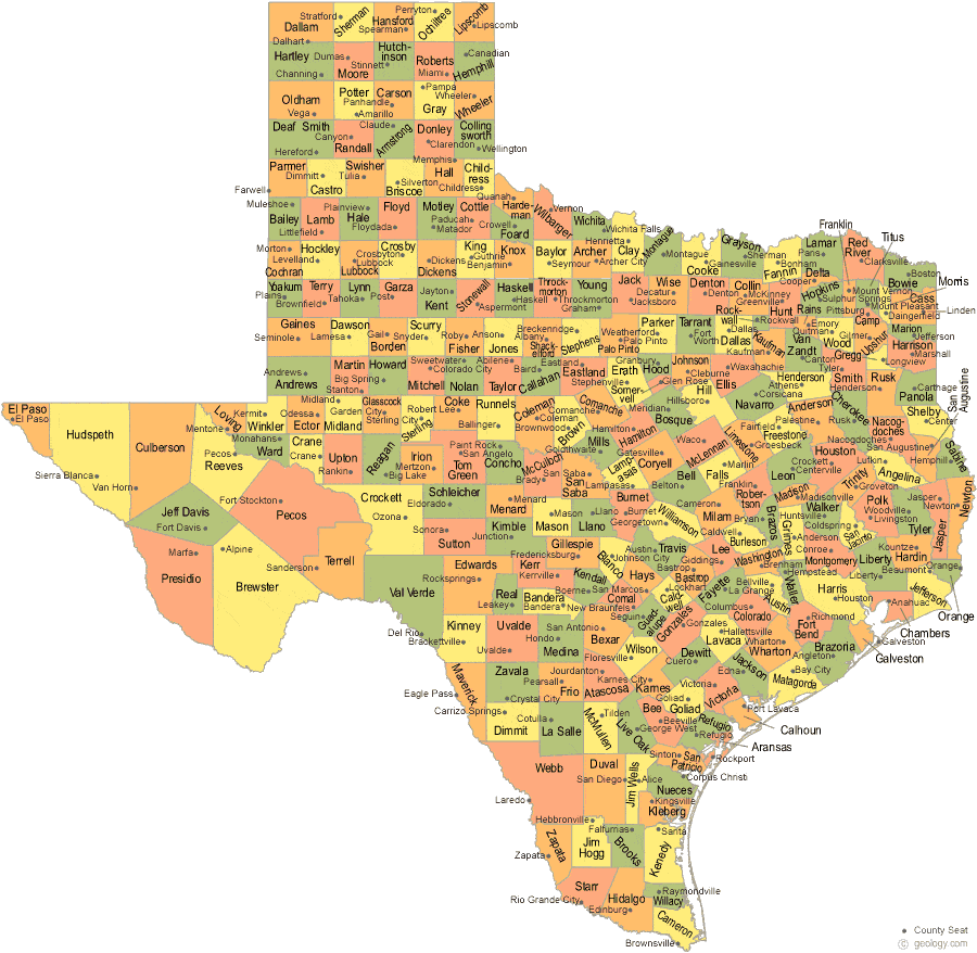 254 Texas Courthouses