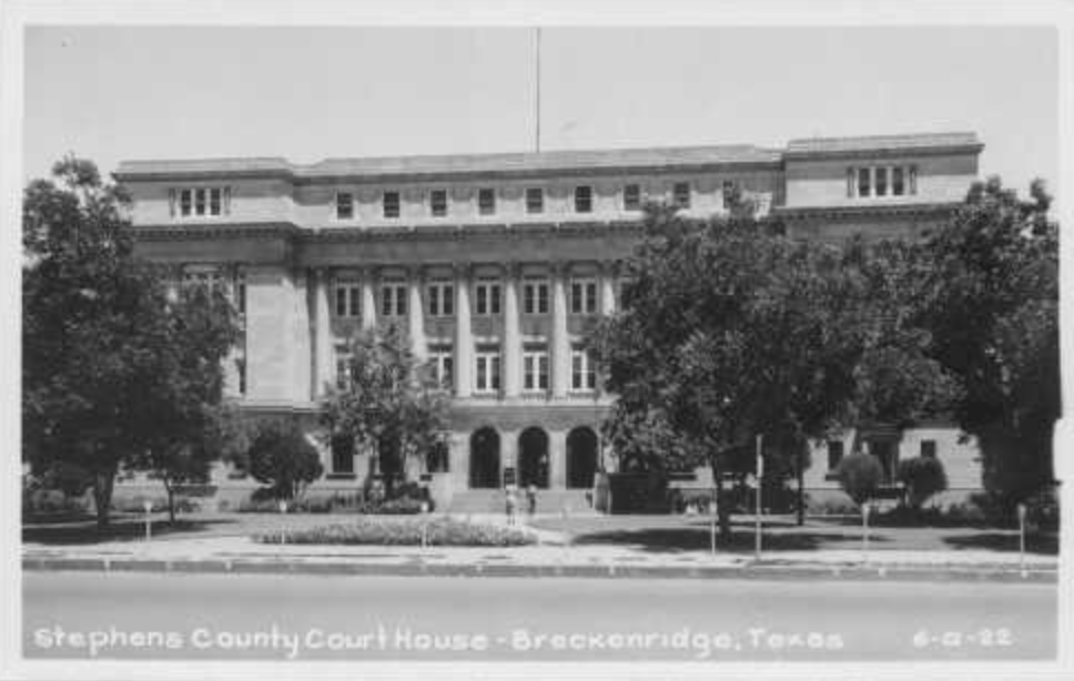 Stephens County Courthouse, Breckenridge, Texas