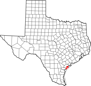 Map_of_Texas_highlighting_Aransas_County.svg