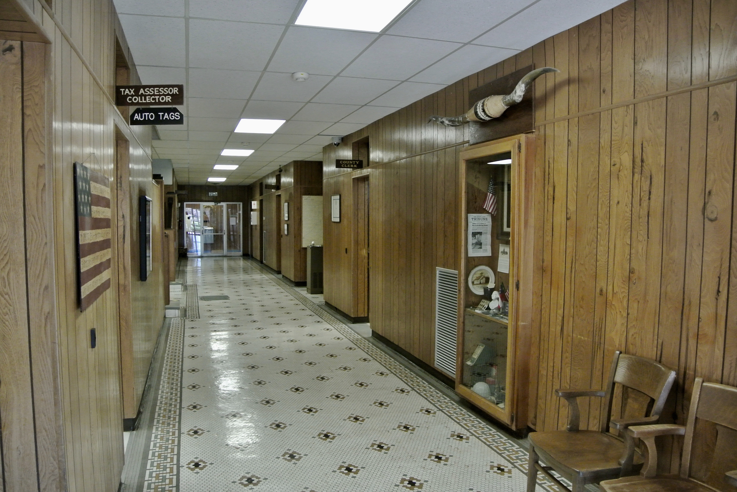 Parmer County Courthouse Interior